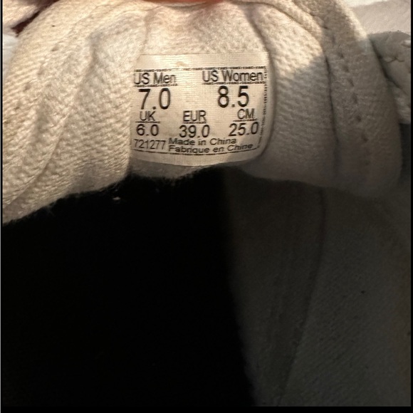 Old Skool Classic White Leather Vans size 8.5 - Picture 7 of 7